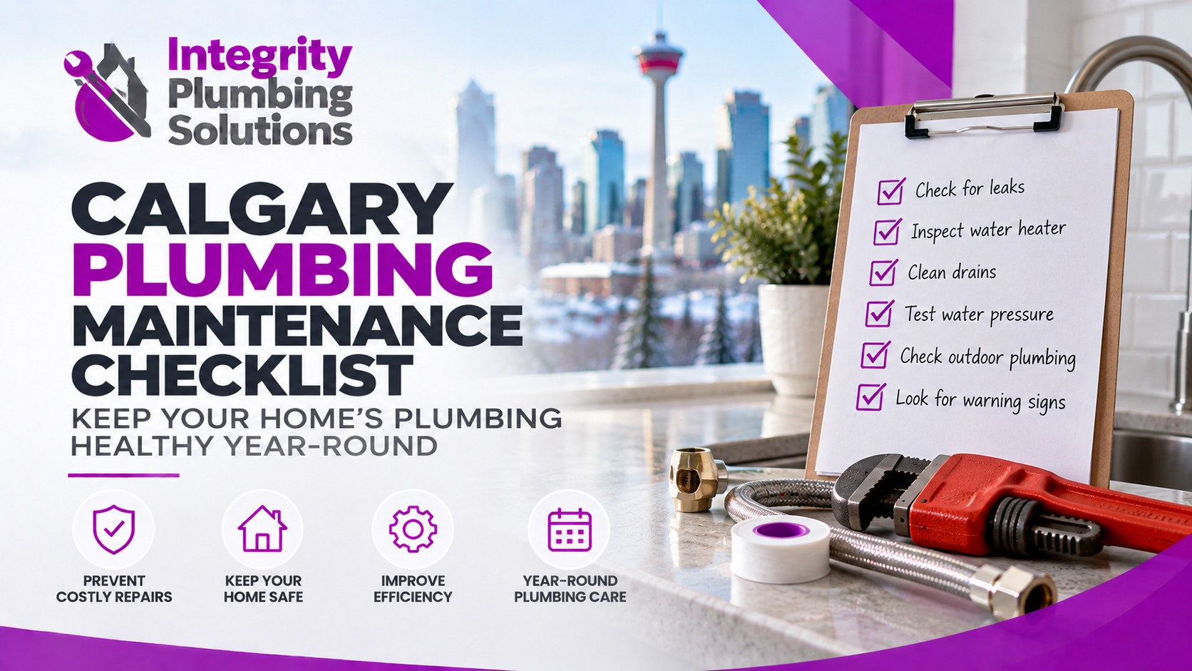 Calgary Plumbing Maintenance Checklist for Homeowners