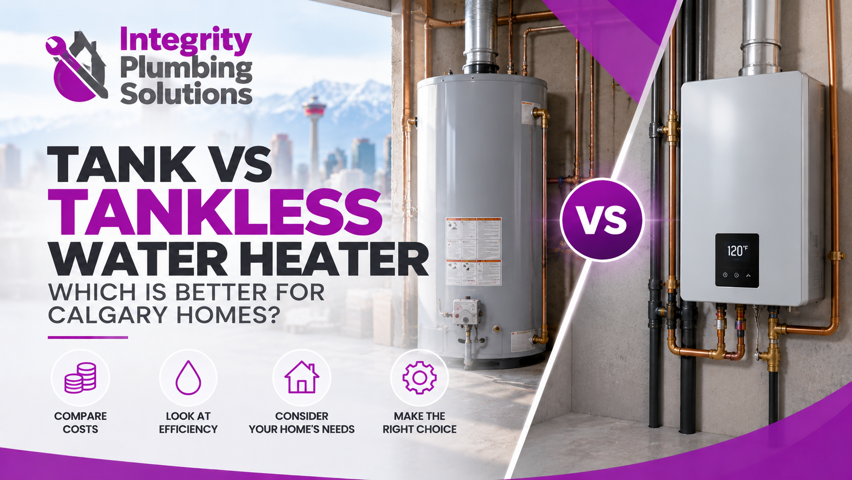 Tank vs Tankless Water Heater: Which Is Better for Calgary Homes?